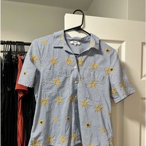 Madewell Star Button-up - Size M